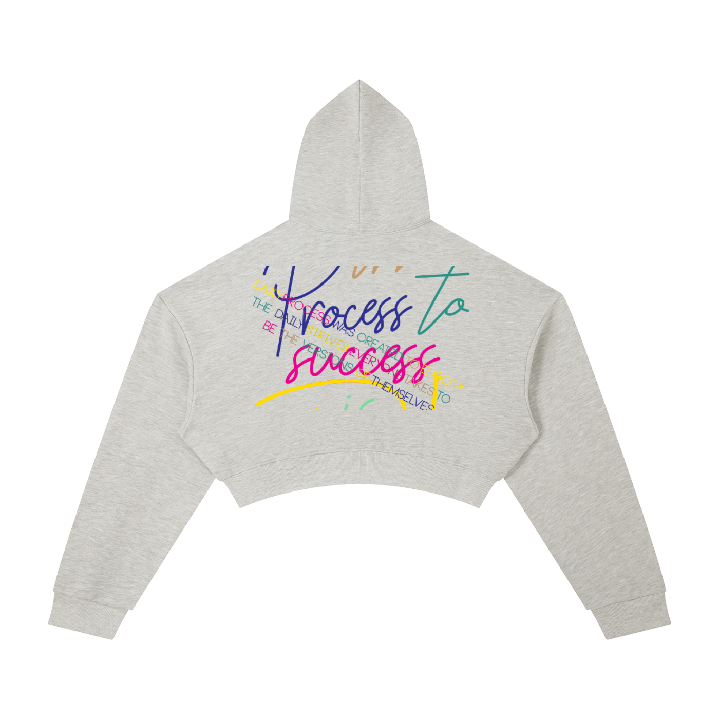 Ladies Essential Cropped Hoodie