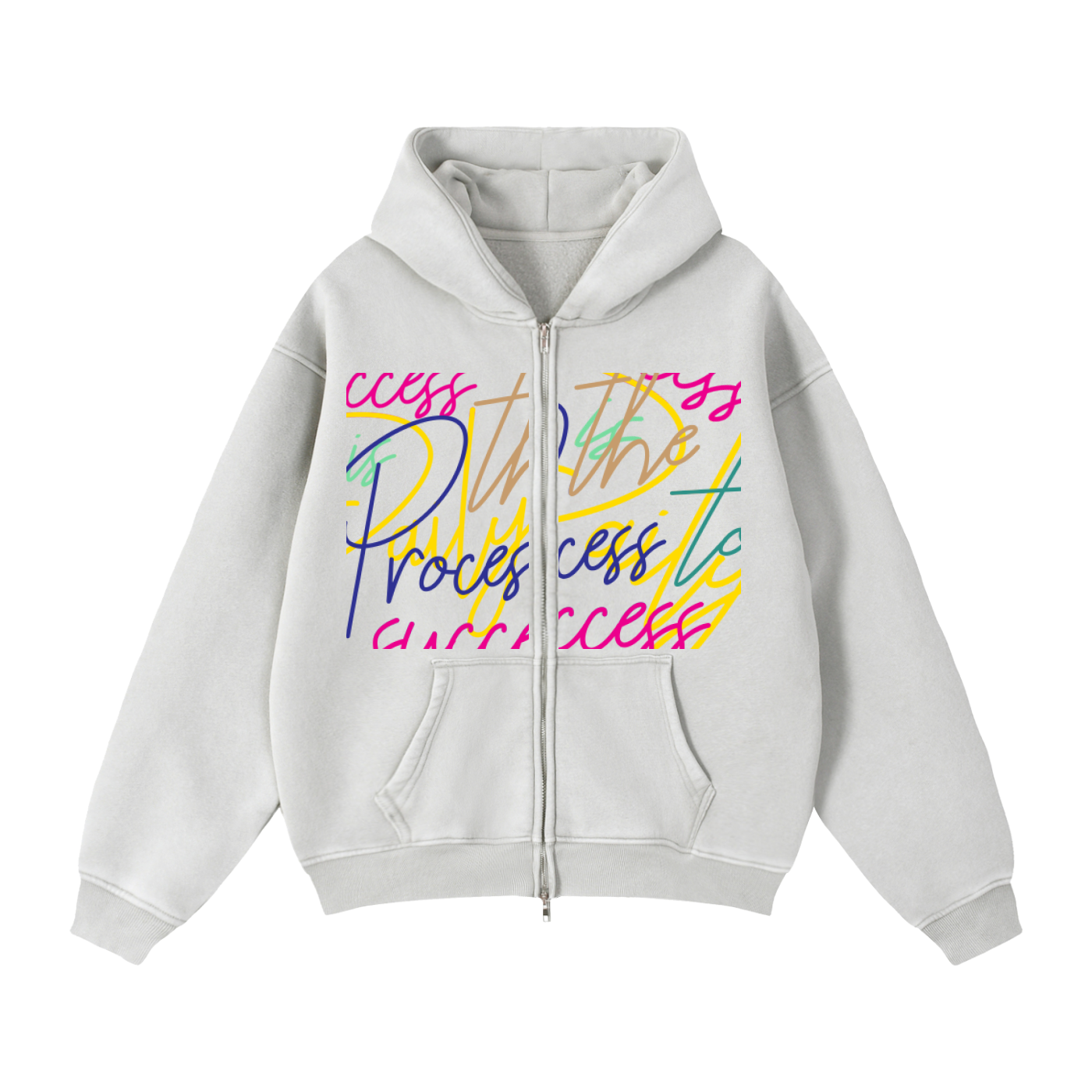 CROP ZIP HOODIE