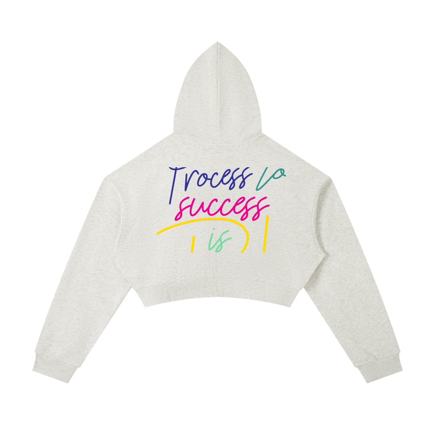 Essential Cropped Zip-Up Hoodie