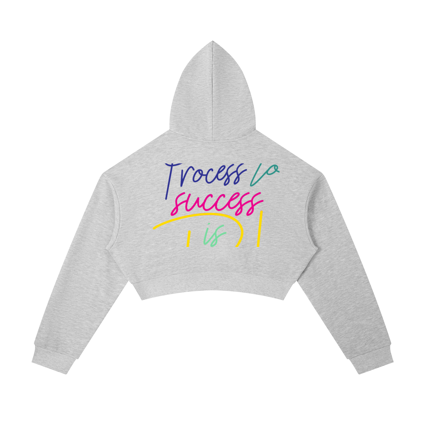 Essential Cropped Zip-Up Hoodie