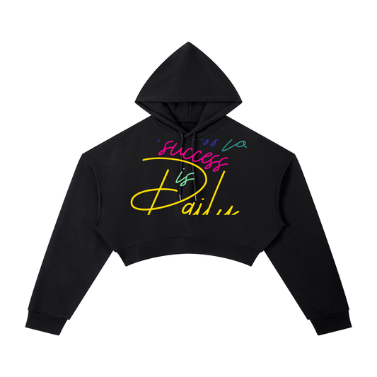 Ladies Essential Cropped Hoodie