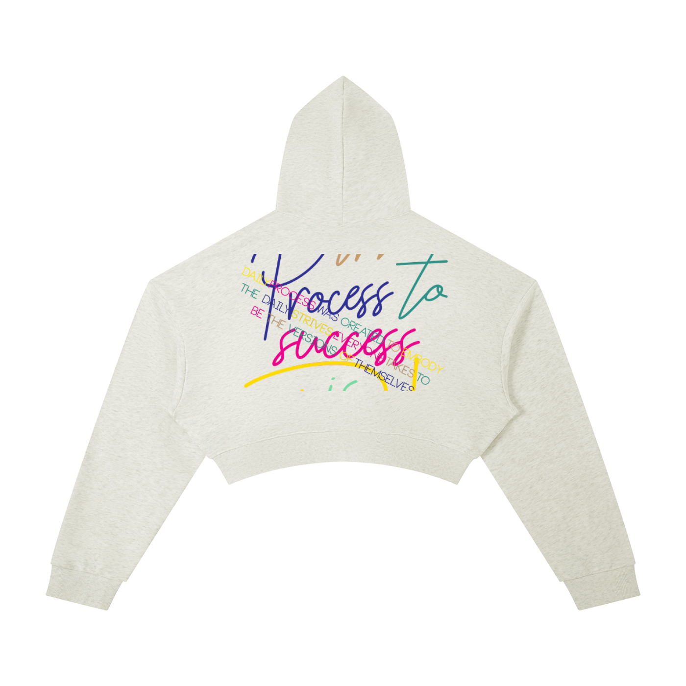 Ladies Essential Cropped Hoodie