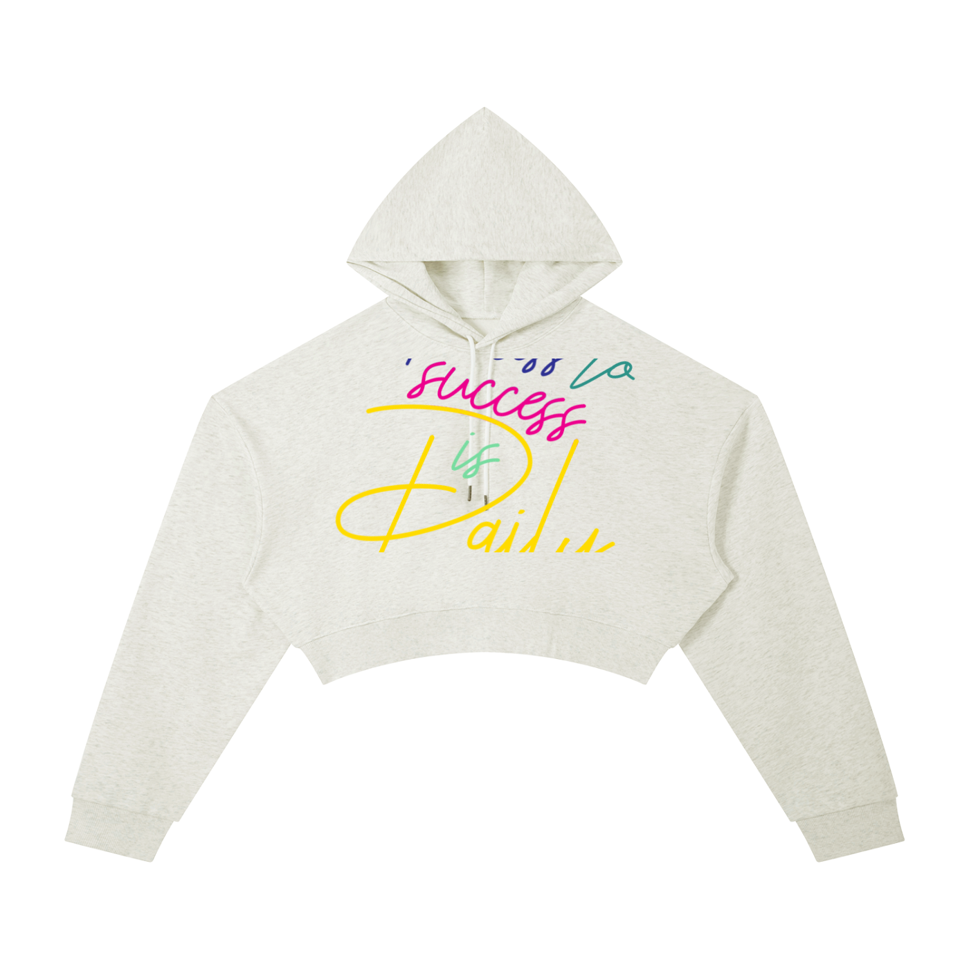 Ladies Essential Cropped Hoodie