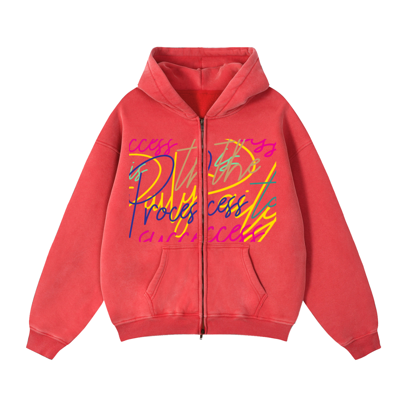 CROP ZIP HOODIE