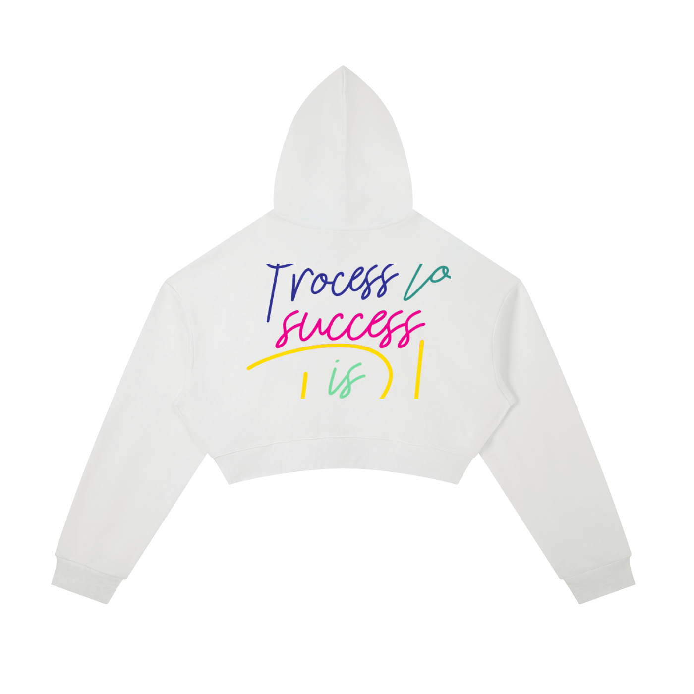 Essential Cropped Zip-Up Hoodie