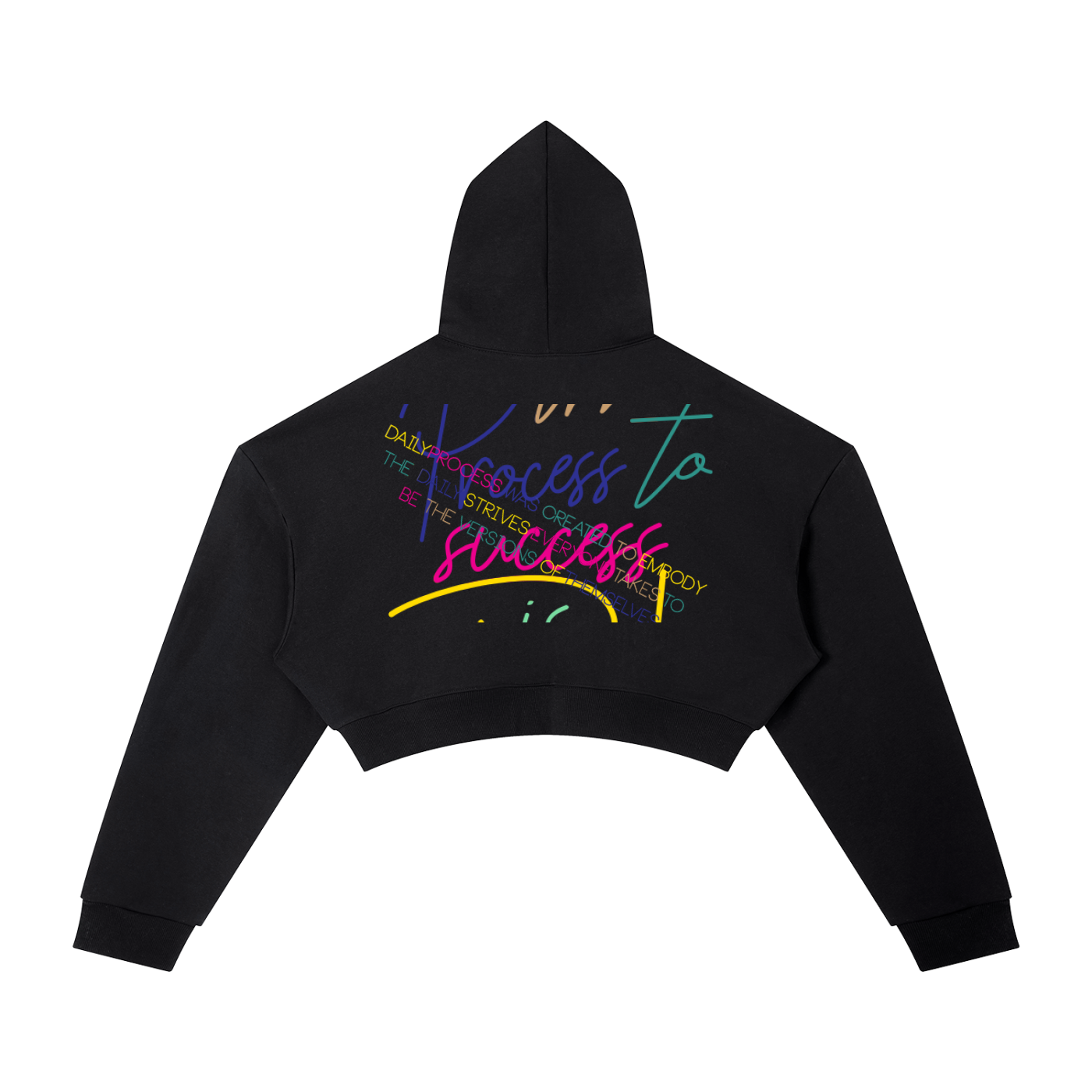 Ladies Essential Cropped Hoodie