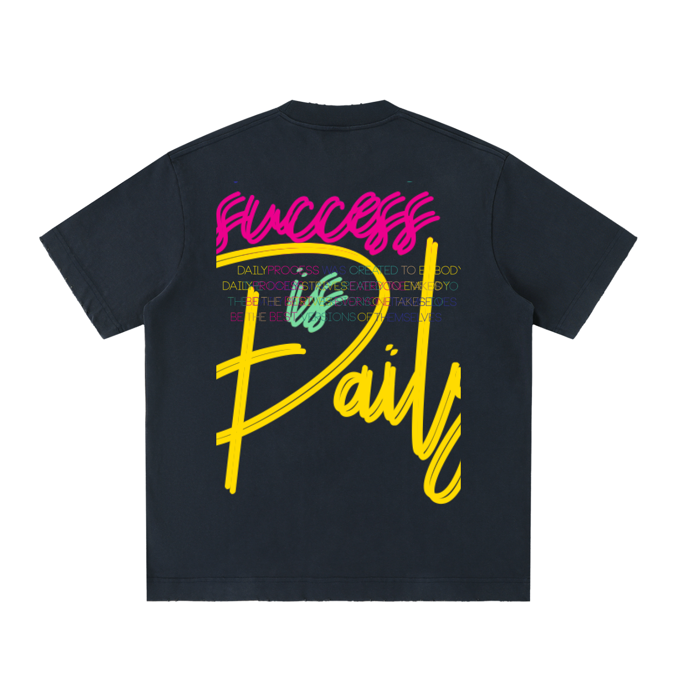 Heavyweight Vintage Washed Frayed T-Shirt