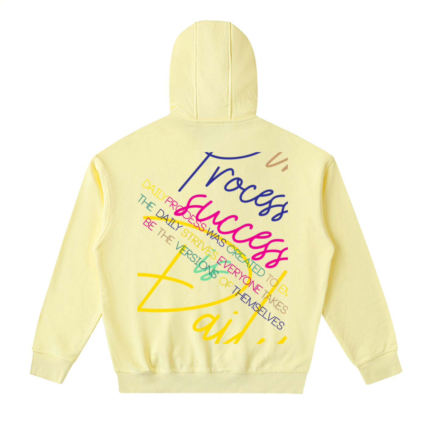 Drop-Shoulder Zip Up Hoodie