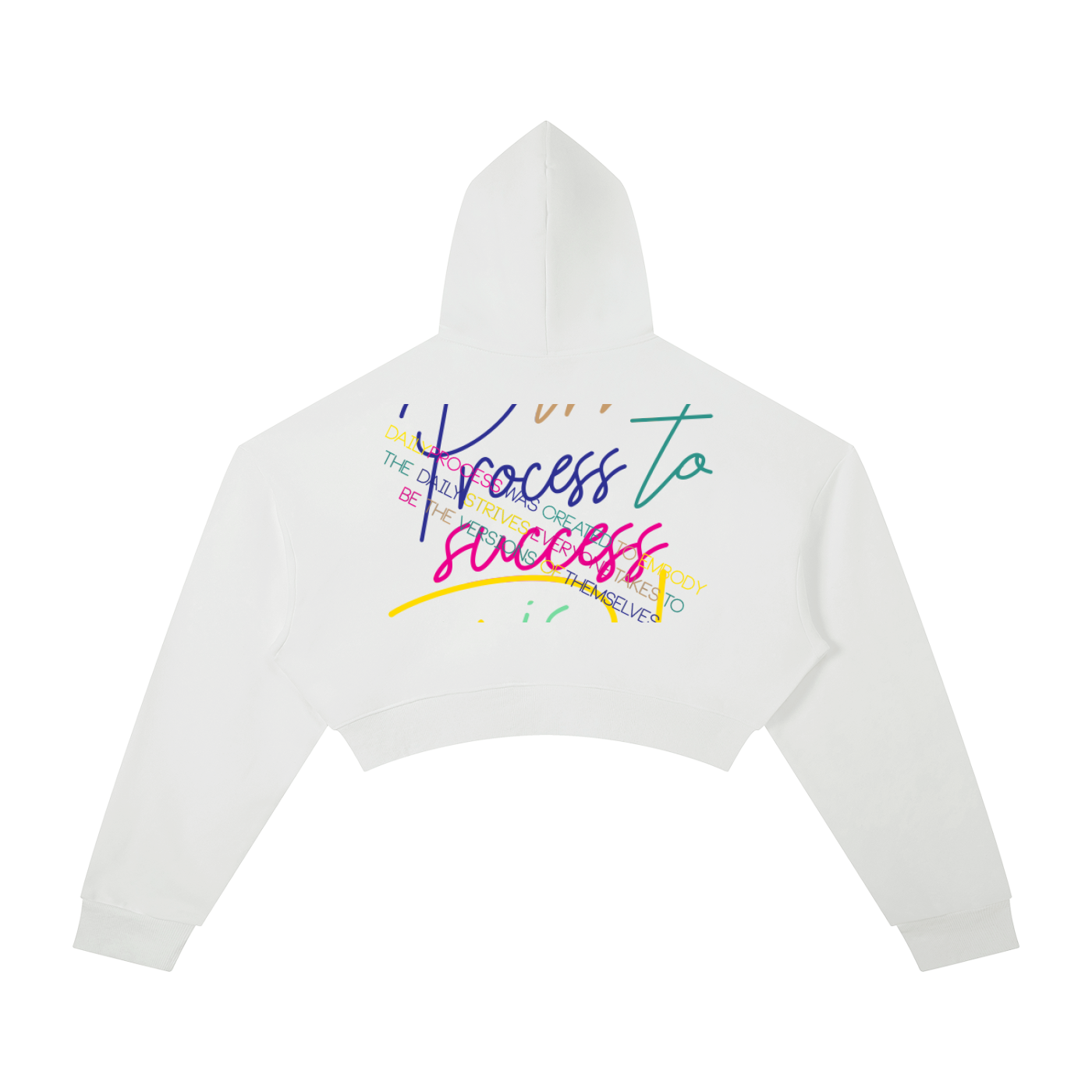 Ladies Essential Cropped Hoodie