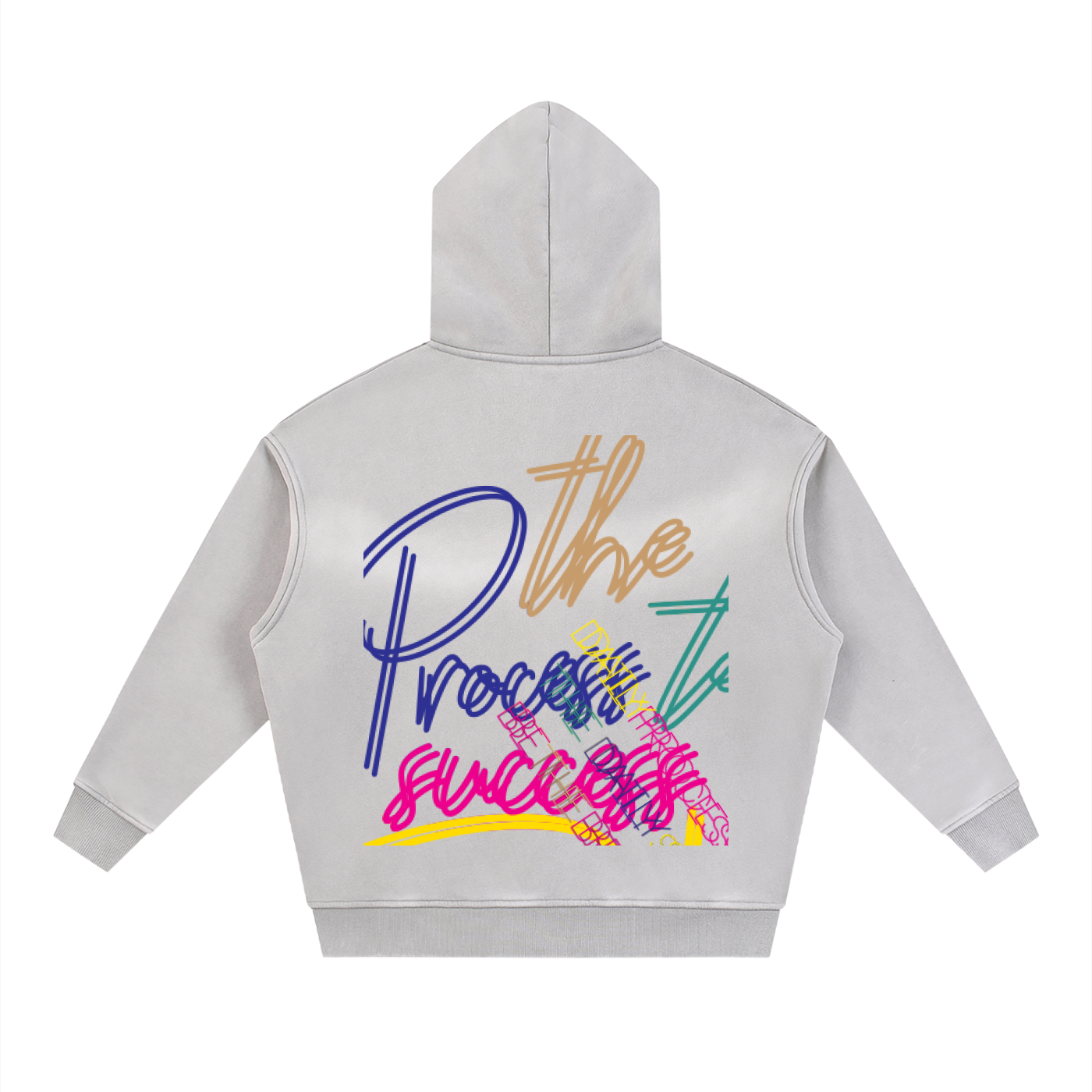 Sunfade Two-way Zipper Boxy Fleece Hoodie