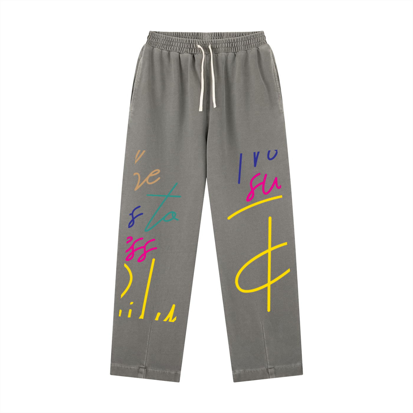 Vintage Washed Drawstring Sweatpants