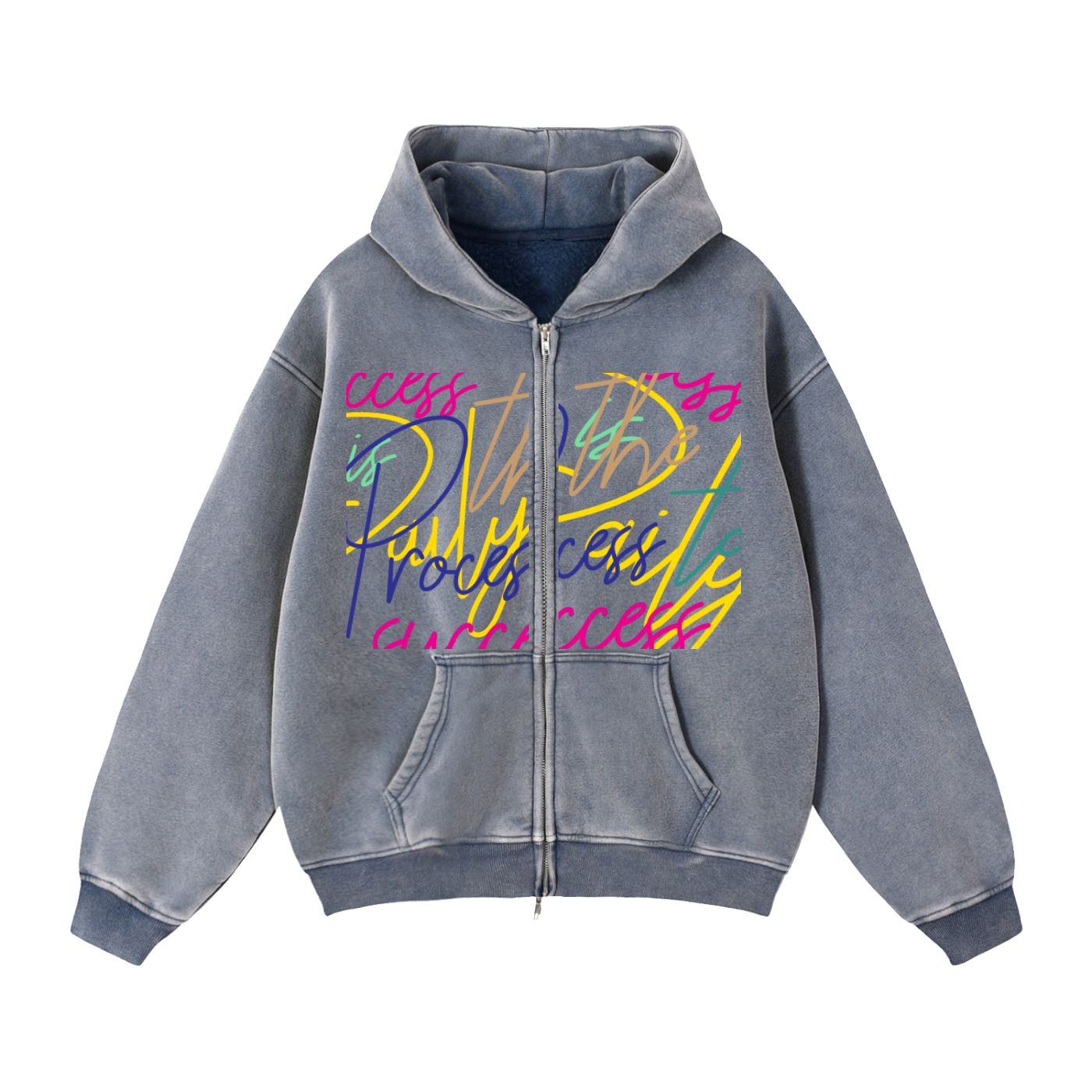 CROP ZIP HOODIE