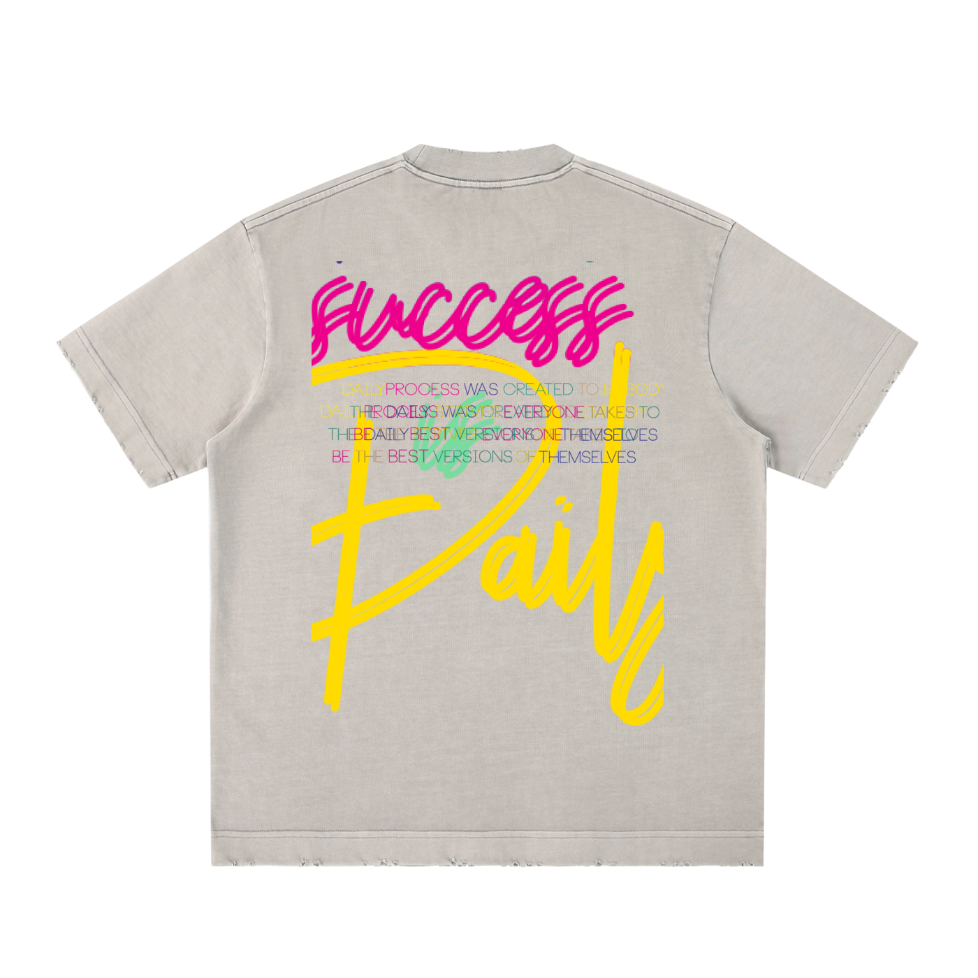 Heavyweight Vintage Washed Frayed T-Shirt